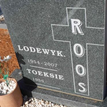 ROOS Lodewyk 1954-2007 &amp; Toeksie 1956-