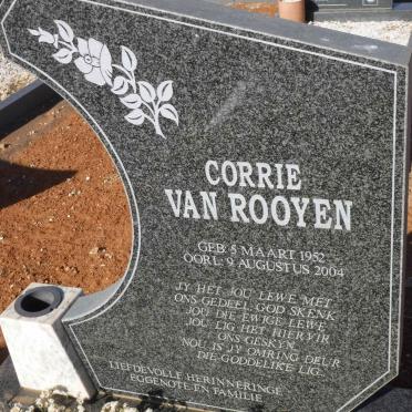 ROOYEN Corrie, van 1952-2004