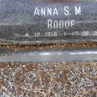 ROODE Anna S.M. 1918-2011
