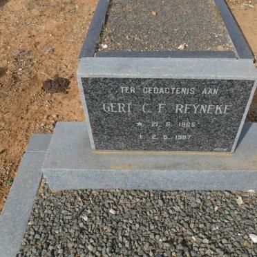 REYNEKE Gert C.F. 1965-1987