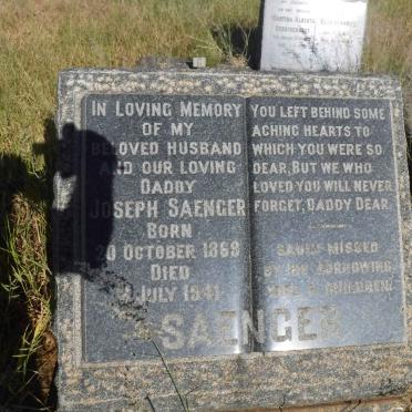 SAENGER Joseph 1869-1941