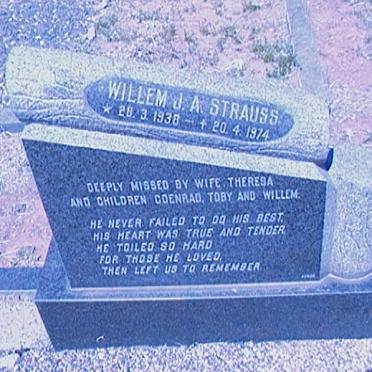 STRAUSS Willem J.A. 1938-1974