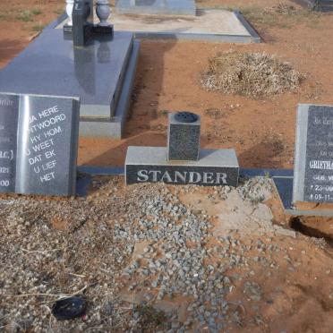 STANDER  H.C. 1921-2000 &amp; M.M. VOGES 1926-2007