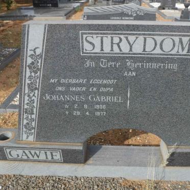 STRYDOM Johannes Gabriel 1906-1977