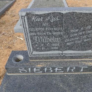 SIEBERT Wilhelm 1964-1988
