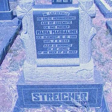 STREICHER Maria Magdaline nee BLIGNOUT 1901-1940