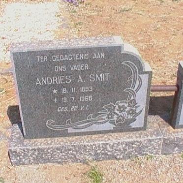 SMIT Andries A. 1899-1966 &amp; Anna S.J. V. ANTWERPEN 1901-1974