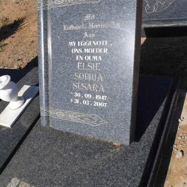 STEMMET Willem Christoffel 1938-2008 &amp; Elsie Sophia Susara 1947-2007