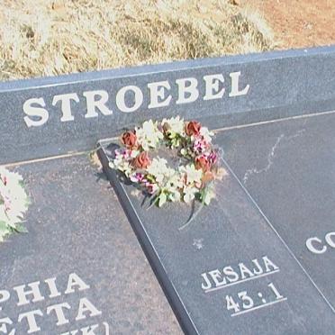 STROEBEL Cornelius 1944-2013 &amp; Sophia Aletta VAN WYK 1949-2017