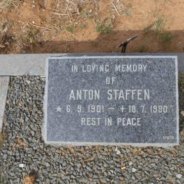 STAFFEN Anton 1901-1980