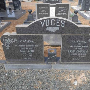 VOGES Adam Jurie 1891-1975 &amp; Laura Francis H. MILLER 1889-1980