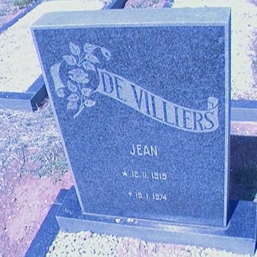 VILLIERS Jean, de 1919-1974