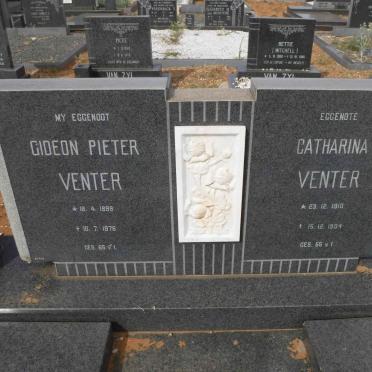 VENTER Gideon Pieter 1899-1976 &amp; Catharina 1910-1994