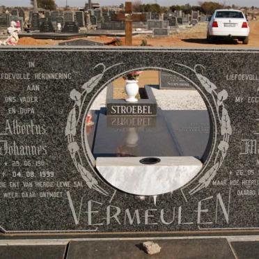 VERMEULEN Albertus Johannes 1911-1999 &amp; Maria Magdalena 1915-1995