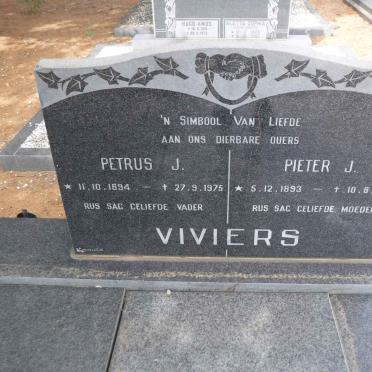 VIVIERS Petrus J. 1894-1975 &amp; Pieter J. 1893-1976