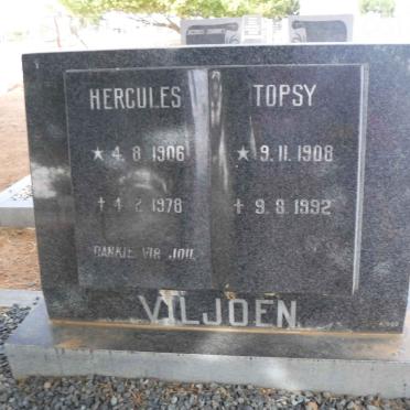 VILJOEN Hercules 1906-1978 &amp; Topsy 1908-1992