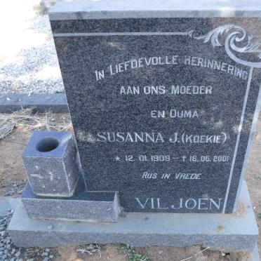 VILJOEN Hendrik P.J. 1907-1967 &amp; Susanna J. 1909-2001