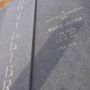 VILLIERS Daniel Johannes Hendrik, de 1926-2012 &amp; Maria Jacoba VAN VUUREN 1920-1995