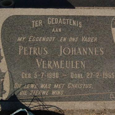 VERMEULEN Petrus Johannes 1890-1955