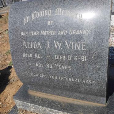 VINE Alida J.W. nee NEL -1961