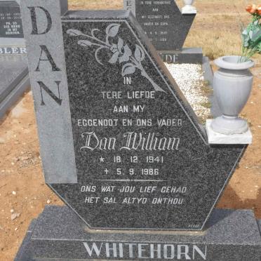 WHITEHORN Dan William 1941-1986