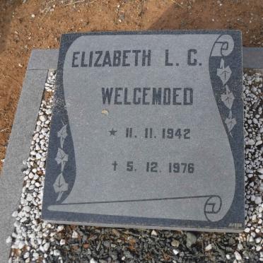 WELGEMOED Elizabeth L.C. 1942-1976
