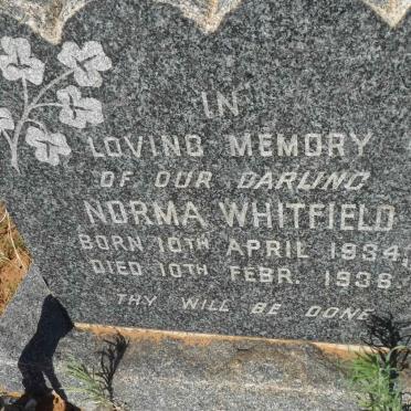 WHITFIELD Norma 1934-1936
