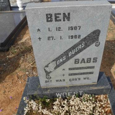 WOEST Ben 1907-1982 &amp; Babs