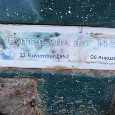 WESTHUIZEN Corrie, van der 1952-2017