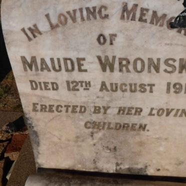 WRONSKY Maude -1914