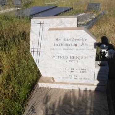 ? Petrus Benjamin 1964-2002