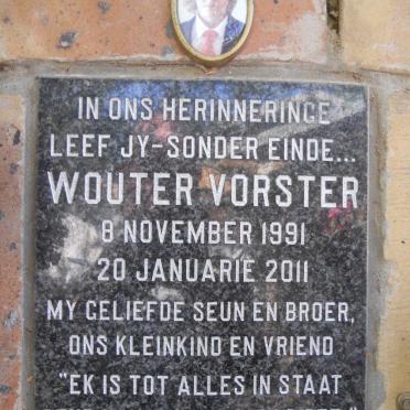 VORSTER Wouter 1991-2011