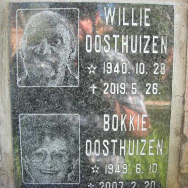 OOSTHUIZEN Willie 1940-2019 &amp; Bokkie 1949-2007