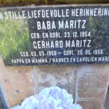 MARITZ Baba 1954-1954 :: MARITZ Gerhard 1956-1956