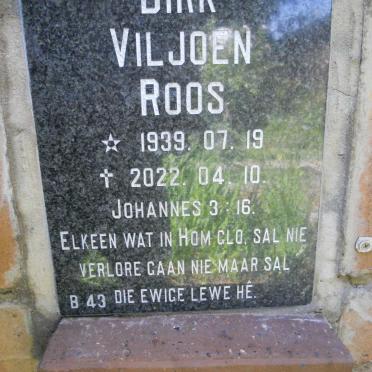 ROOS Dirk Viljoen 1939-2022