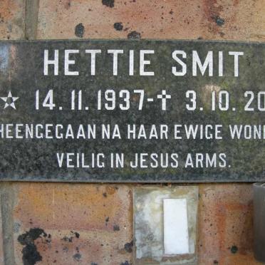 SMIT Hettie 1937-2011