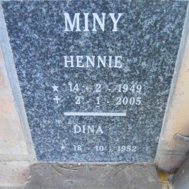 MINY Hennie 1949-2009 &amp; Dina 1952-