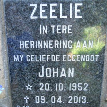 ZEELIE Johan 1952-2013