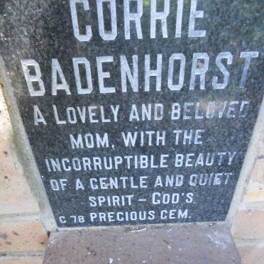 BADENHORST Corrie