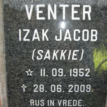 VENTER Izak Jacob 1952-2009