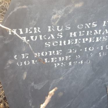 SCHEEPERS Lukas Hermanus 1868-1956