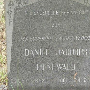 PIENEWALD Daniel Jacobus 1922-1973