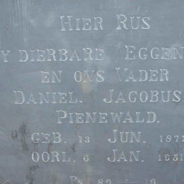 PIENEWALD Daniel Jacobus 1872-1951