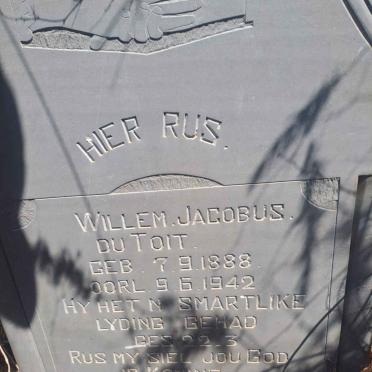 TOIT Willem Jacobus, du 1888-1942