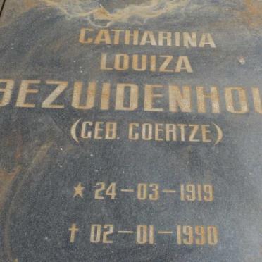 BEZUIDENHOUT Catharina Louiza nee COERTZE 1919-1990