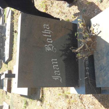 BOTHA Faan 192?