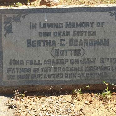 BOARDMAN Bertha C. -1947