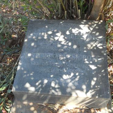 BOTES Petrus Johannes 1854-1938 &amp; Hester Isabella DU PLESSIS 185?-1926