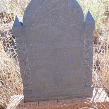 JORDAAN Gert J.D. 1847-1924