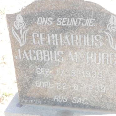 MYBURGH Gerhardus Jacobus 1939-1939